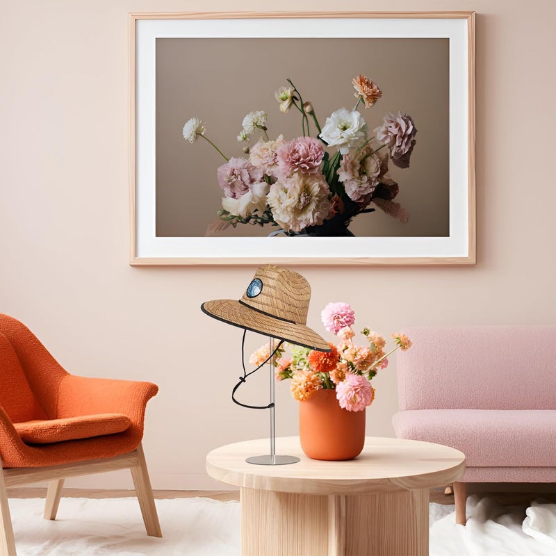 Estleys 4 Pcs Acrylic Hat Stand, 12" to 17" Clear Hat Stands, Wig Hat Display Rack, Adjustable Height Hat Holder, Round Acrylic Risers for Display Hat (4 pcs) - Image 5